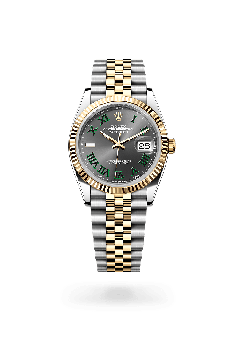 Rolex Datejust in Oystersteel and gold m126233-0035 at Reeds Jewelers