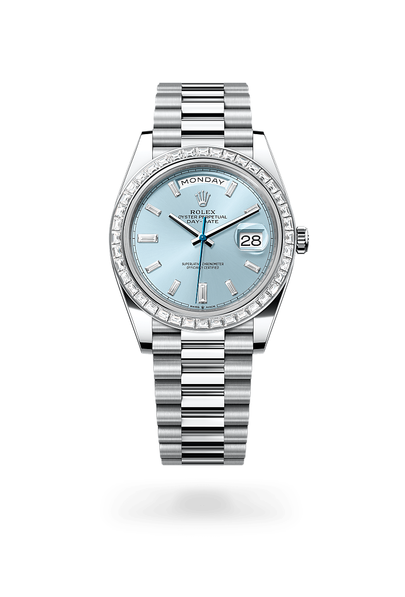 Rolex Day-Date in Platinum m228396tbr-0002 at Reeds Jewelers