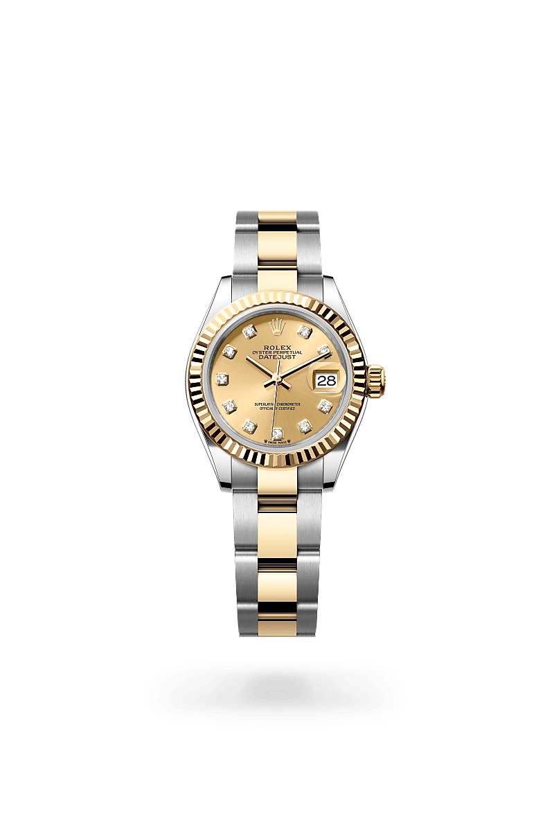 Rolex Lady-Datejust in Oystersteel and gold m279173-0012 at Reeds Jewelers